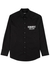 Black logo cotton shirt - Dsquared2