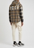 Icon checked brushed cotton jacket - Dsquared2