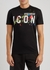 Icon Paint black cotton T-shirt - Dsquared2