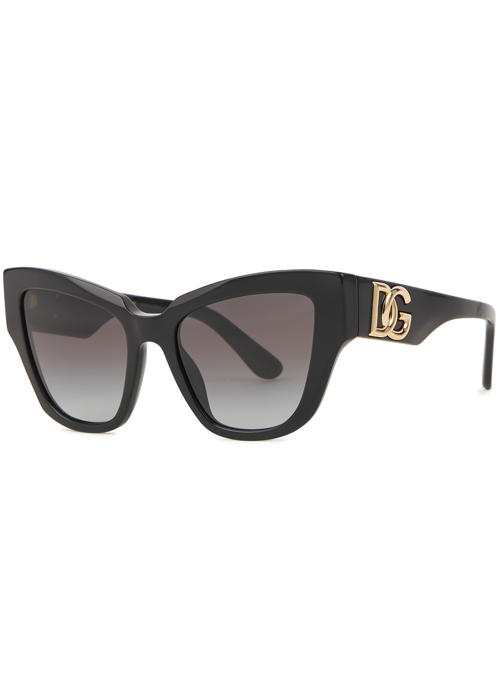 Dolce & Gabbana Black cat-eye sunglasses - Harvey Nichols