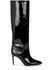 85 patent leather knee-high boots - Paris Texas