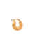 Gold-tone hoop earrings - Jil Sander