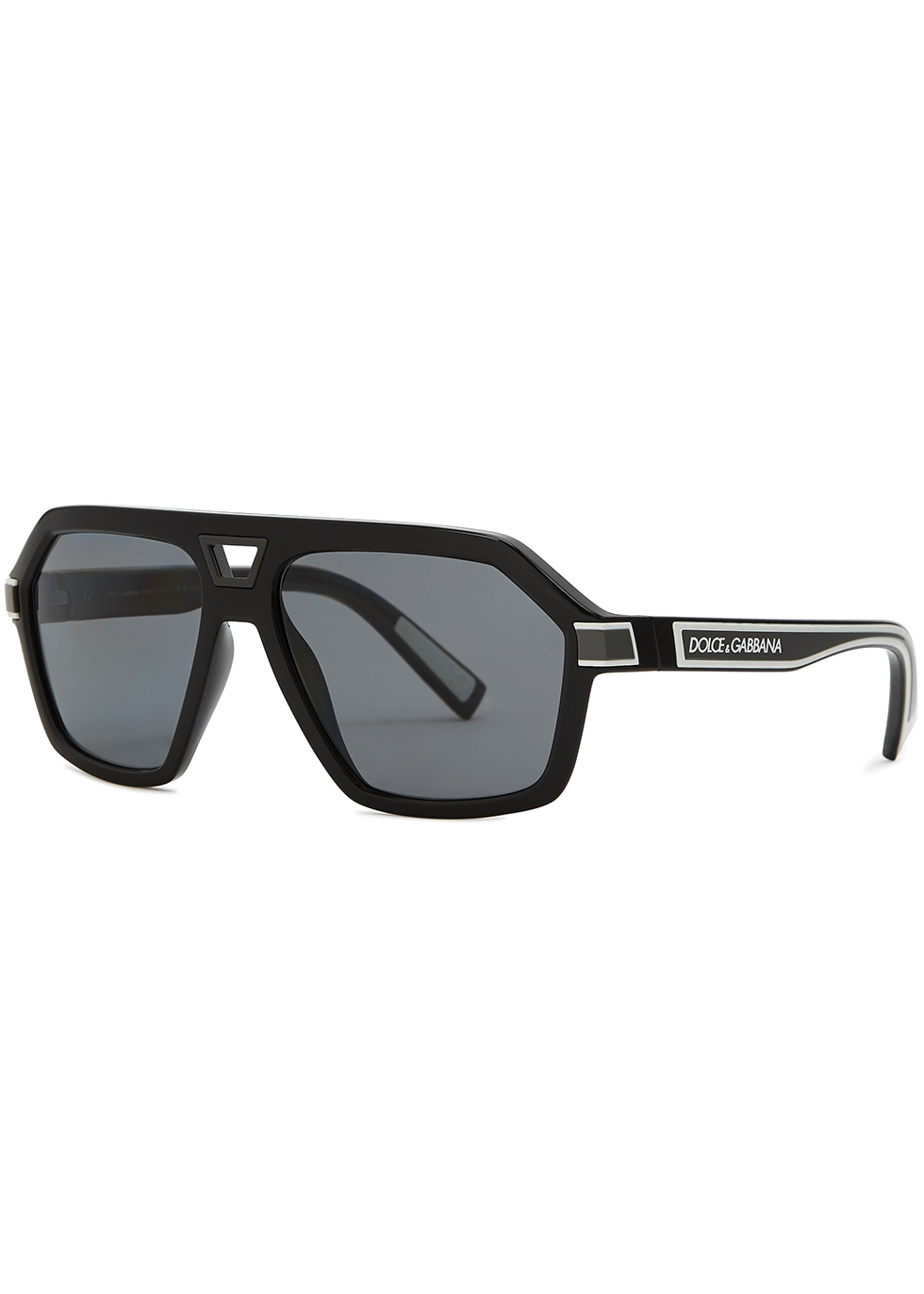 D&G Black aviator sunglasses - Harvey Nichols