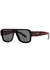 Black D-frame sunglasses - Prada