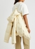 Cream quilted hooded shell coat - Jil Sander