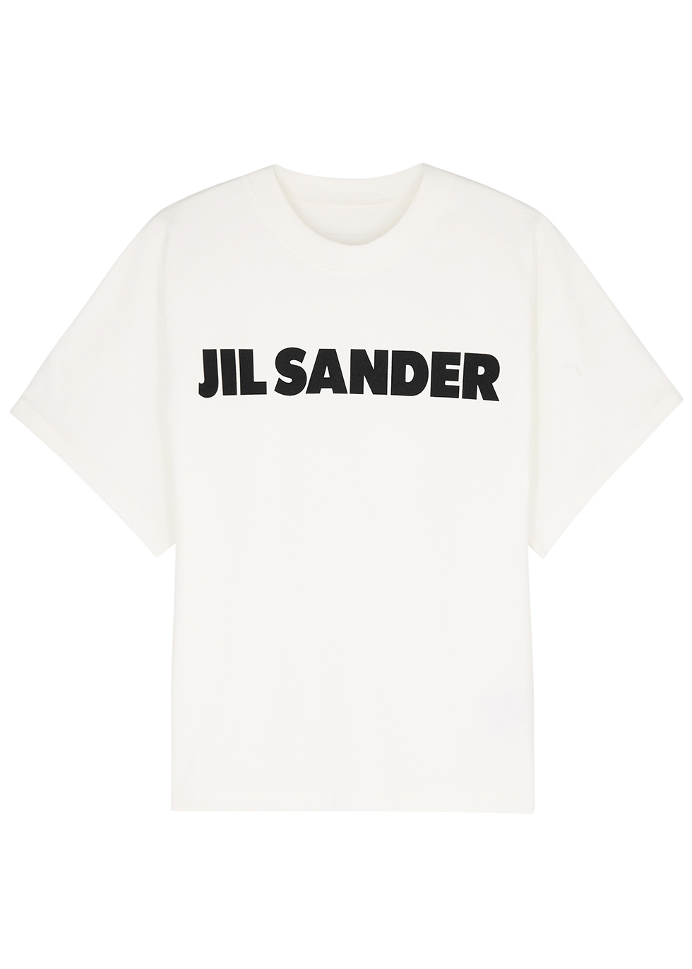 Jil Sander Off-white logo-print cotton T-shirt