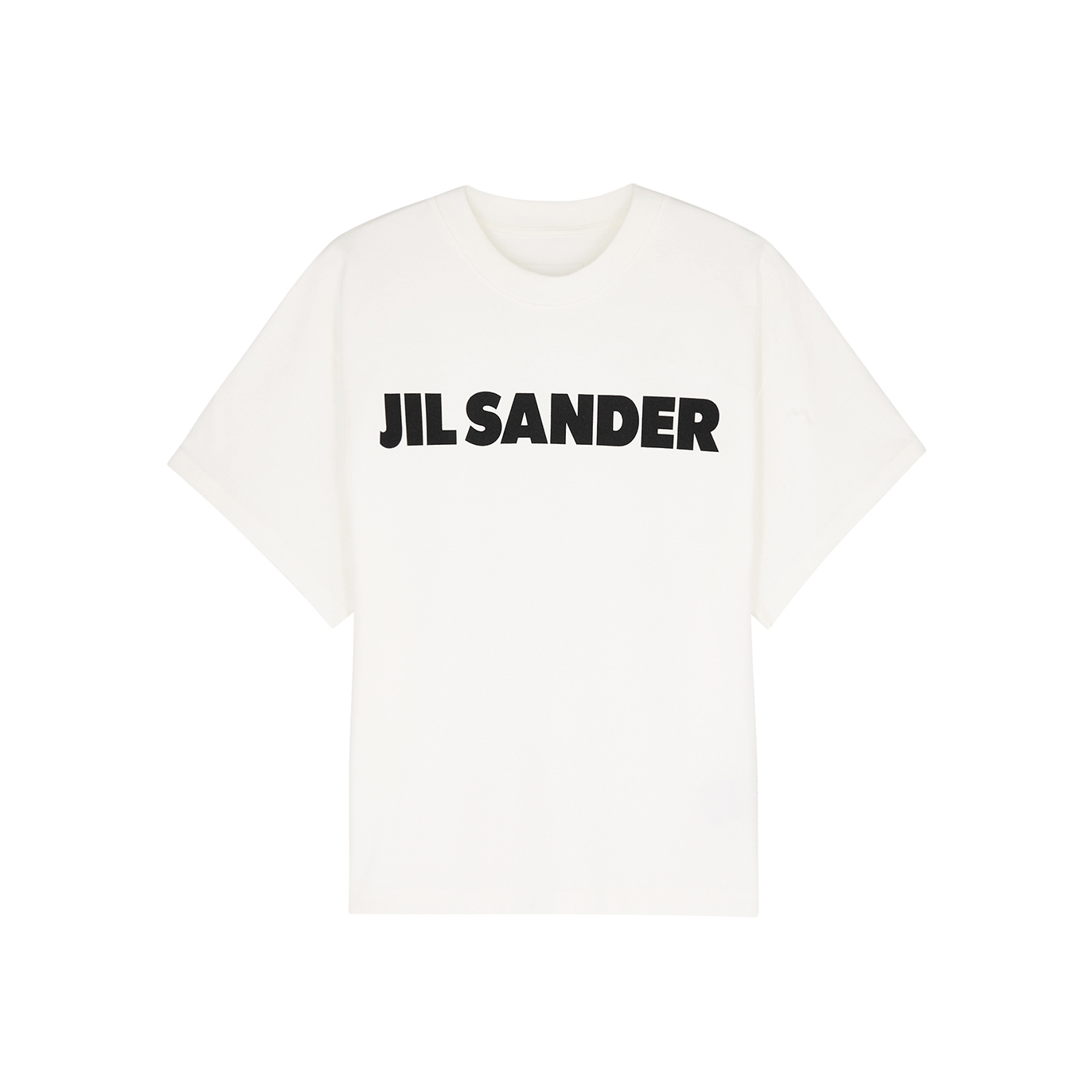 Jil Sander Off-white Logo-print Cotton T-shirt - Natural - S