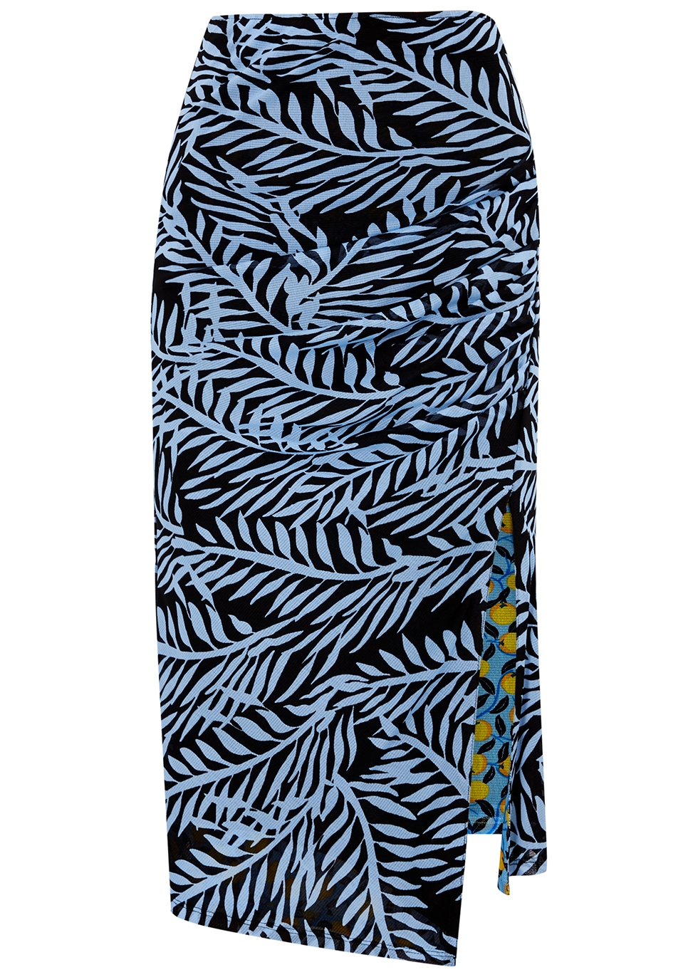 Dariella printed reversible tulle midi skirt