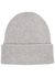 Light grey ribbed wool beanie - COLORFUL STANDARD