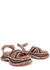 Meril woven cotton flatform sandals - Chloé