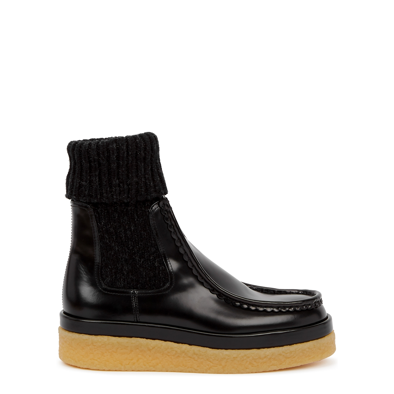 Chloé Jamie Black Leather Ankle Boots - 3