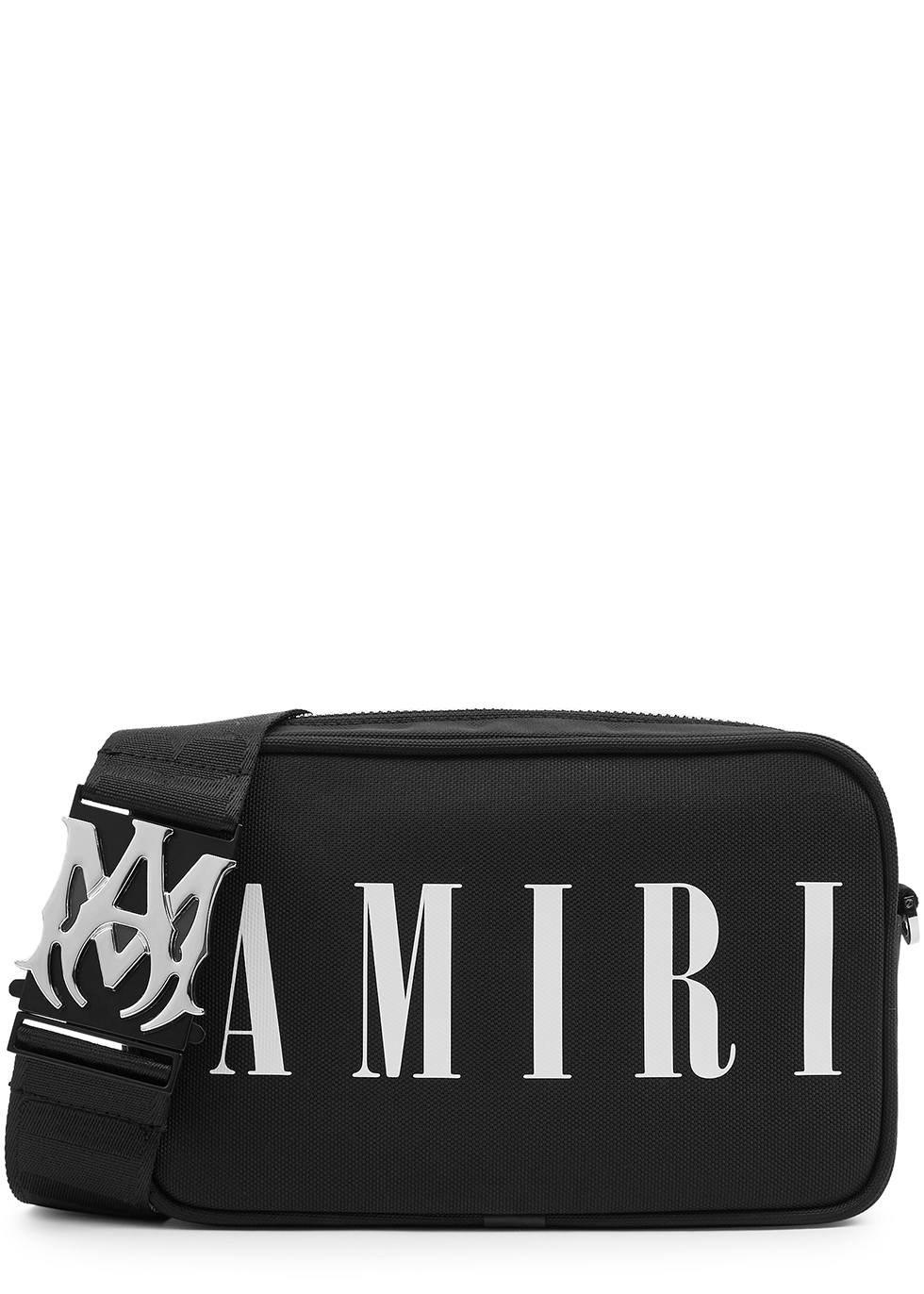 Amiri Black logo canvas cross-body bag - Harvey Nichols