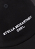 Black logo-embroidered cotton cap - Stella McCartney