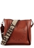 Stella Logo mini brown faux leather cross-body bag - Stella McCartney