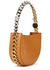 Frayme small brown faux leather shoulder bag - Stella McCartney