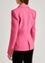 Pink double-breasted wool-crepe blazer - Alexandre Vauthier