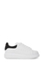 KIDS Oversized white leather sneakers - McQueen