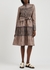 Mona paisley-print cotton midi dress - APOF