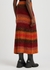Striped cashmere midi skirt - Chloé