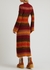 Striped cashmere midi dress - Chloé
