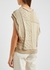 Take The Plunge cream cotton-blend vest - Free People