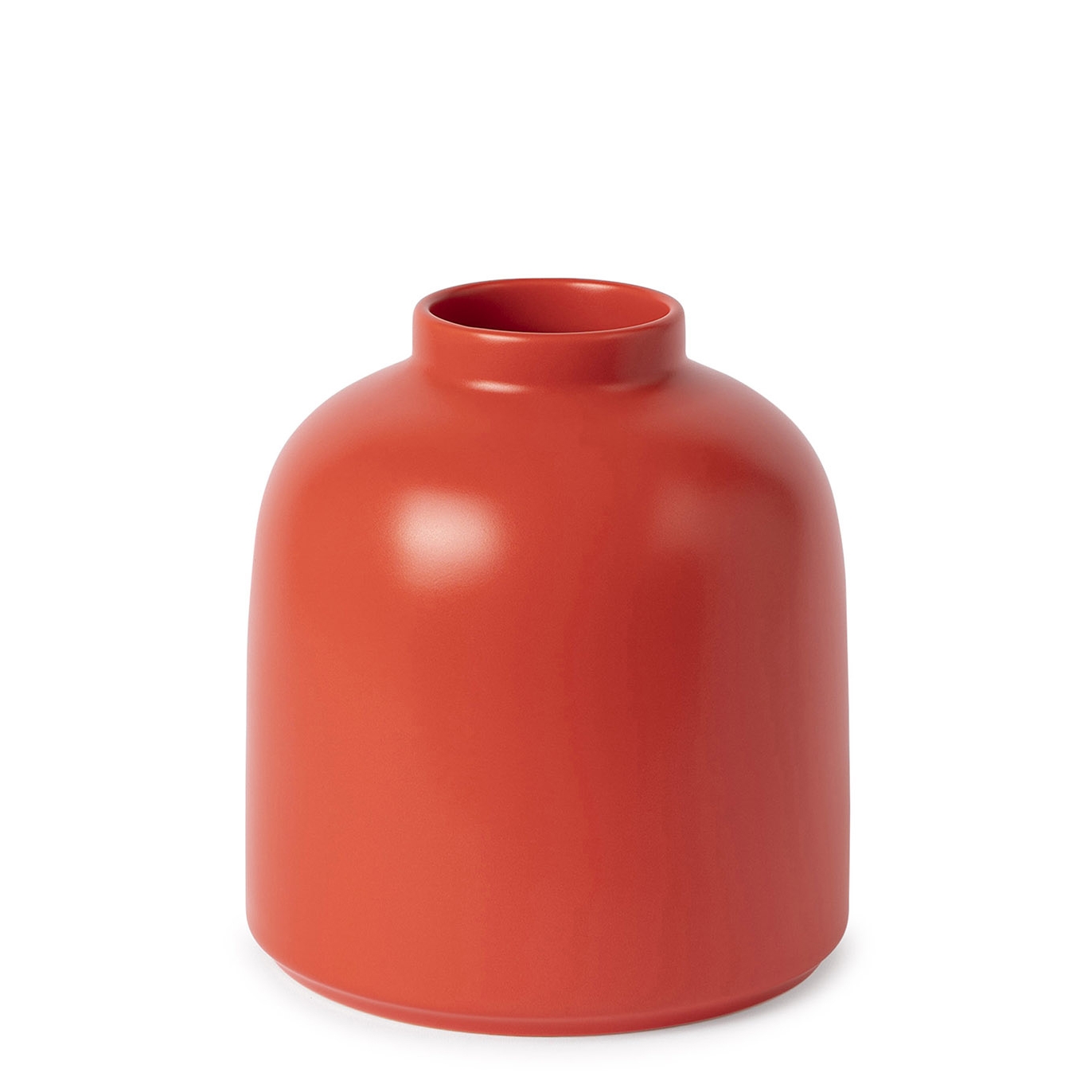 Raawii Omar Red Earthenware Vase - Coral