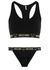 Logo-jacquard bra top and briefs set - Moschino Underwear