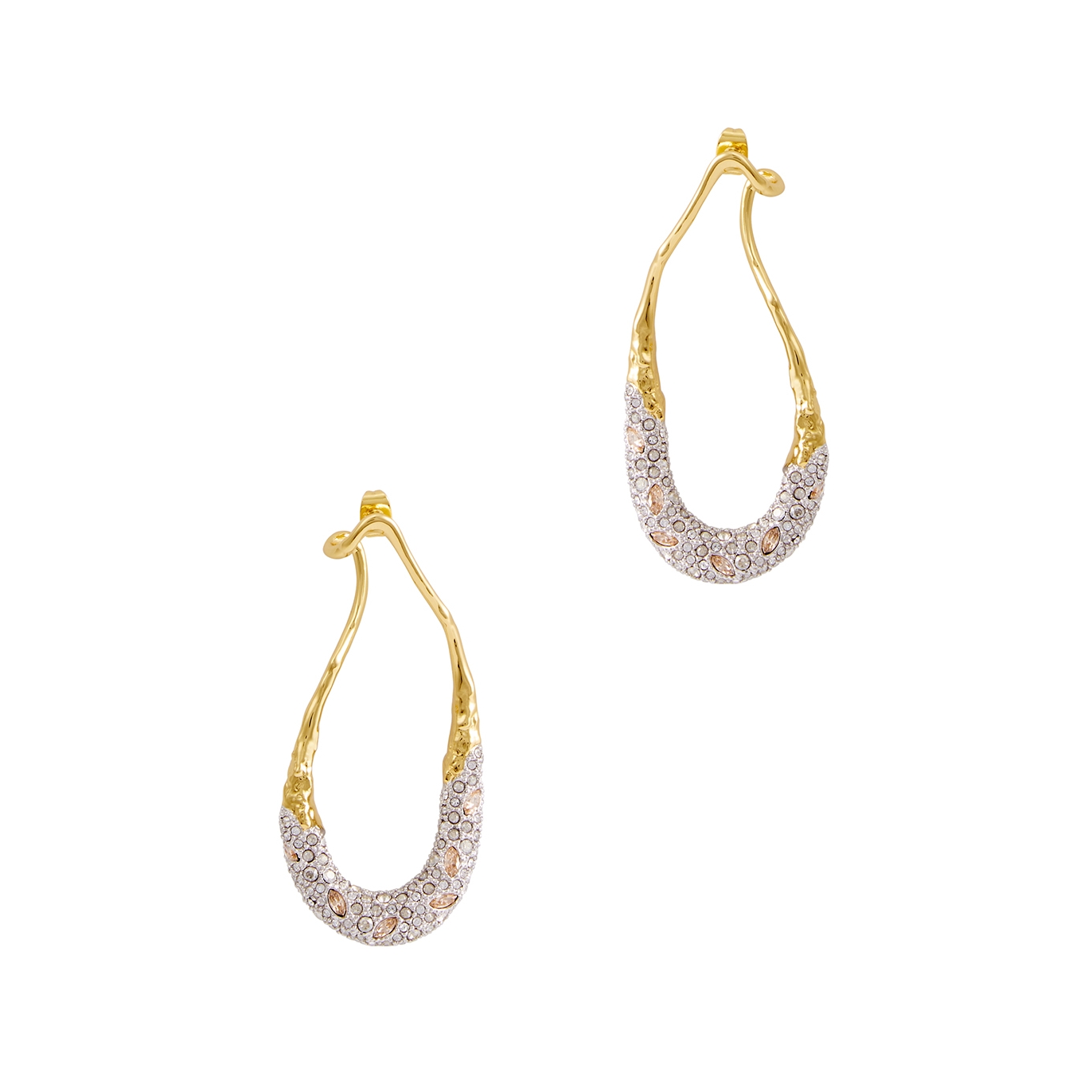 Alexis Bittar Solanales Embellished 14kt Gold-plated Drop Earrings - One Size