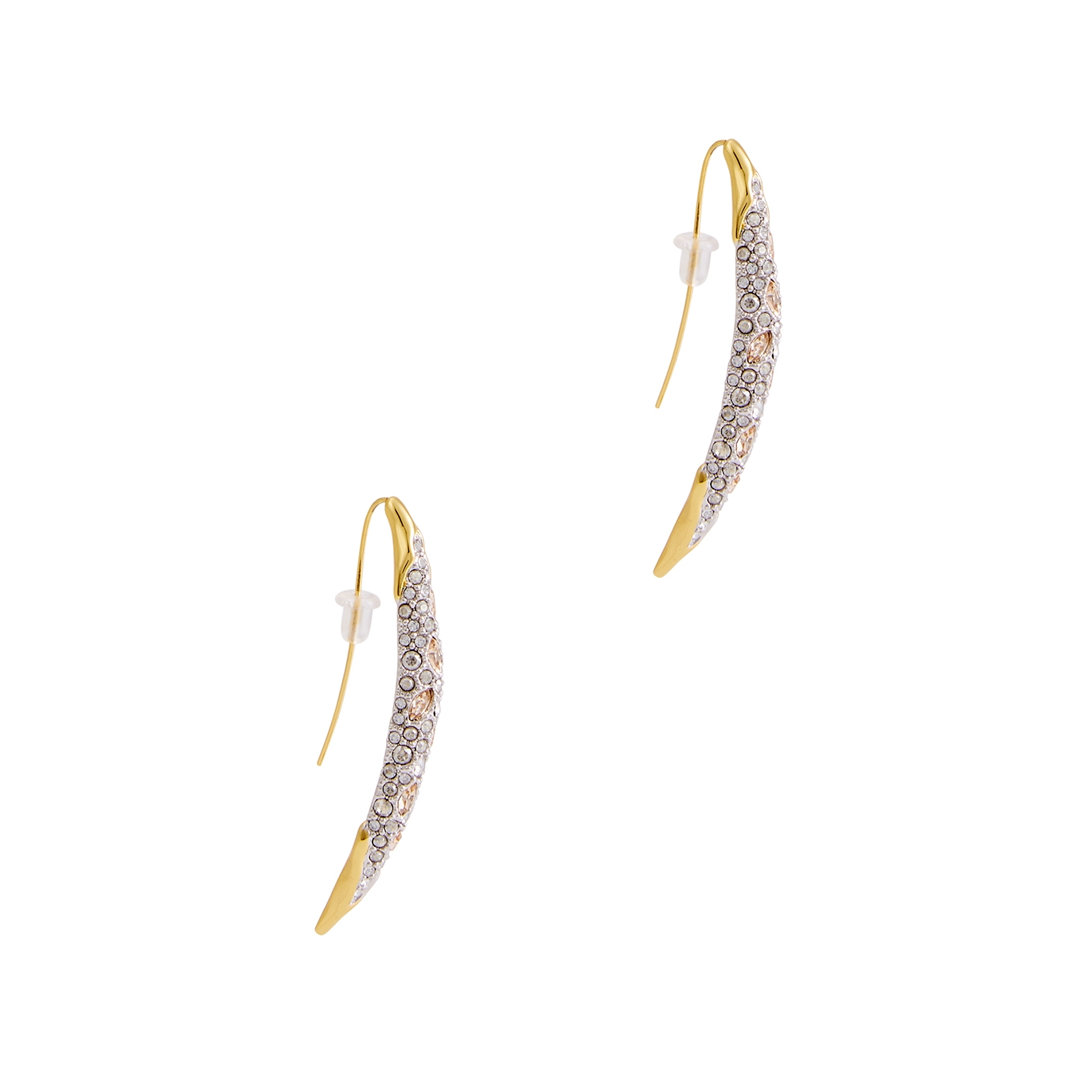 Alexis Bittar Solanales Embellished 14kt Gold-plated Drop Earrings - Crystal - One Size