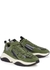 Bone Runner green panelled sneakers - Amiri
