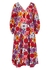Bali floral-print cotton-poplin midi dress - LA DOUBLE J