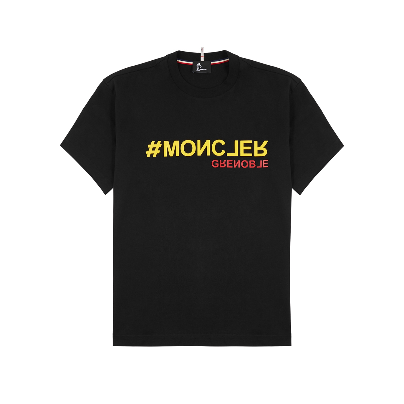Moncler Grenoble Day-Namic Logo Cotton T-shirt - Black - XL
