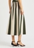 Striped knitted midi skirt - Victoria Beckham