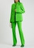 Green woven blazer - Victoria Beckham