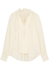 Cream silk crepe de chine blouse - Victoria Beckham