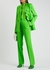 Green slim-leg trousers - Victoria Beckham
