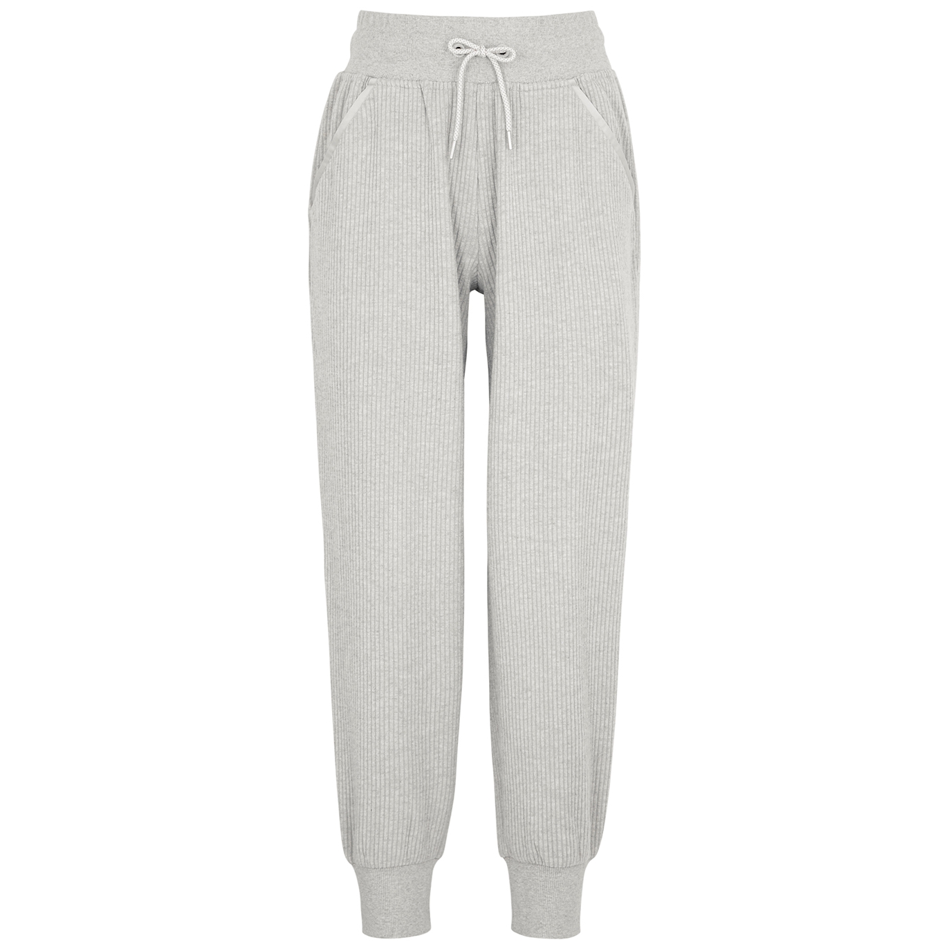 Varley Ascot Ribbed Jersey Sweatpants - Grey - XS