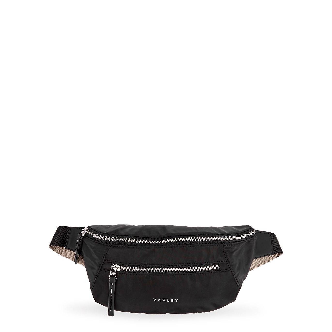 Varley Lasson Black Nylon Belt Bag