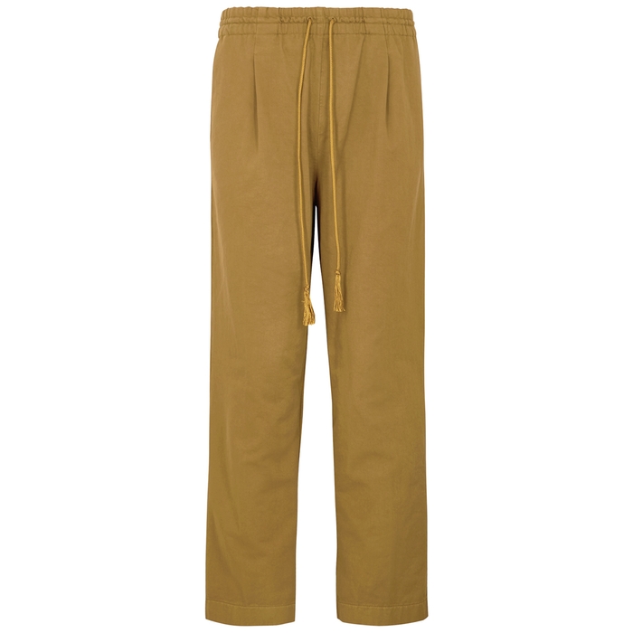Forte forte Olive Cotton-twill Trousers
