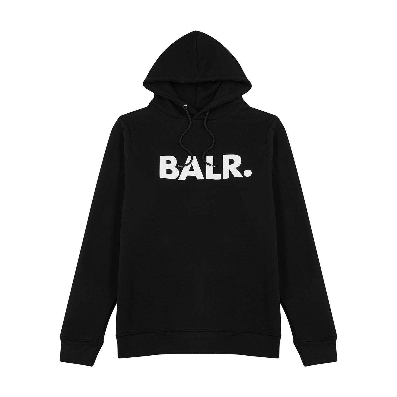 Balr Black Logo Hooded Cotton-blend Sweatshirt - M