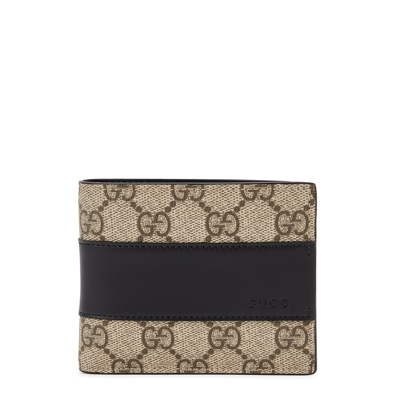 Gucci GG Supreme Monogrammed Wallet - Beige