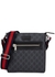 GG Supreme monogrammed black cross-body bag - Gucci