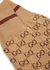 Brown GG-intarsia cotton-blend socks - Gucci
