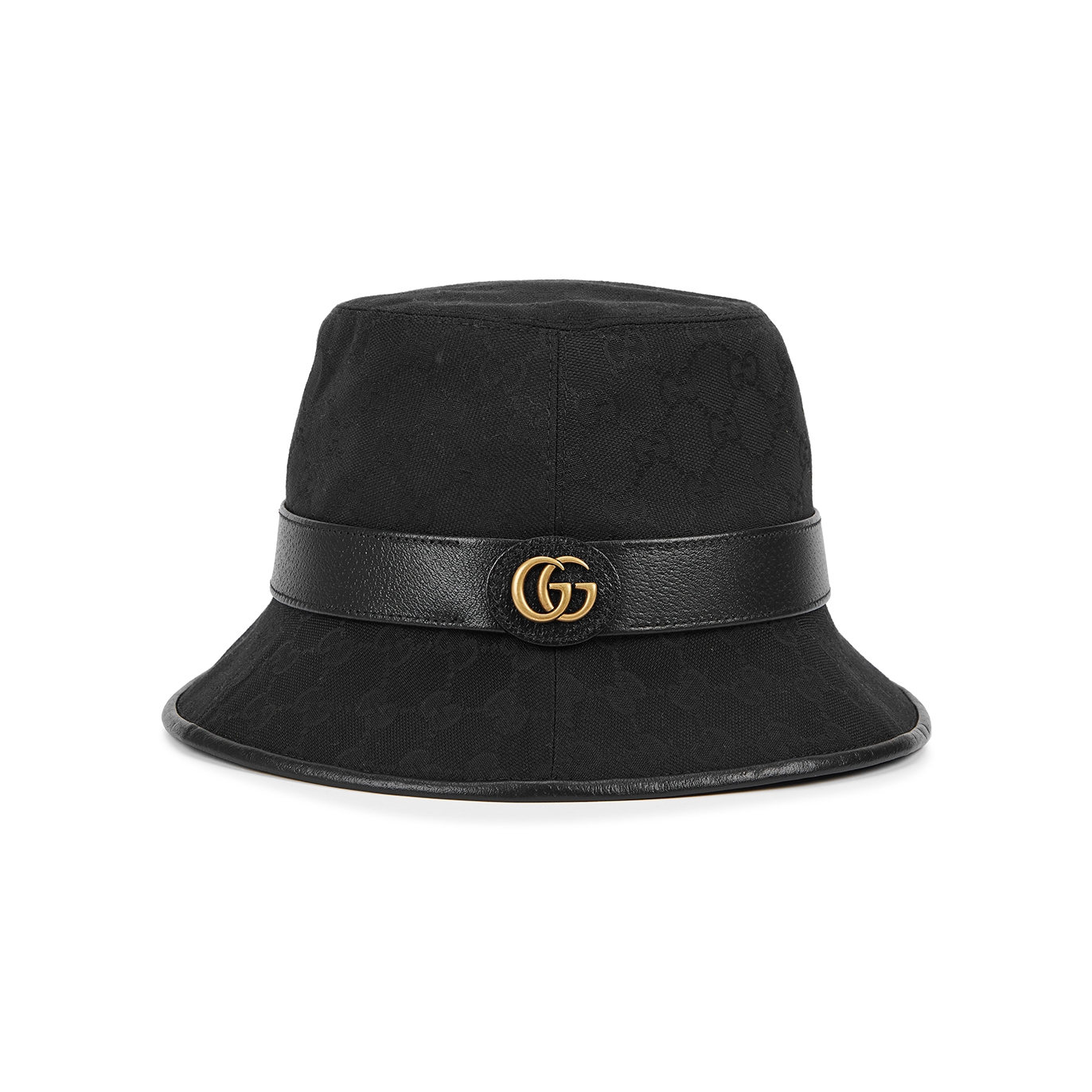 Gucci Black GG Monogram Canvas Bucket Hat