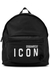 Icon black nylon backpack - Dsquared2
