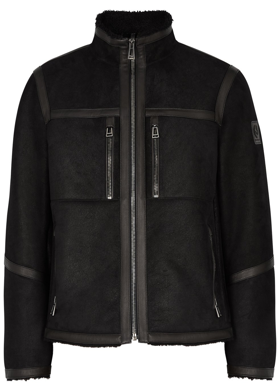 Harvey Nichols Men Clothing Jackets Shearling Jackets Tundra black shearling jacket 