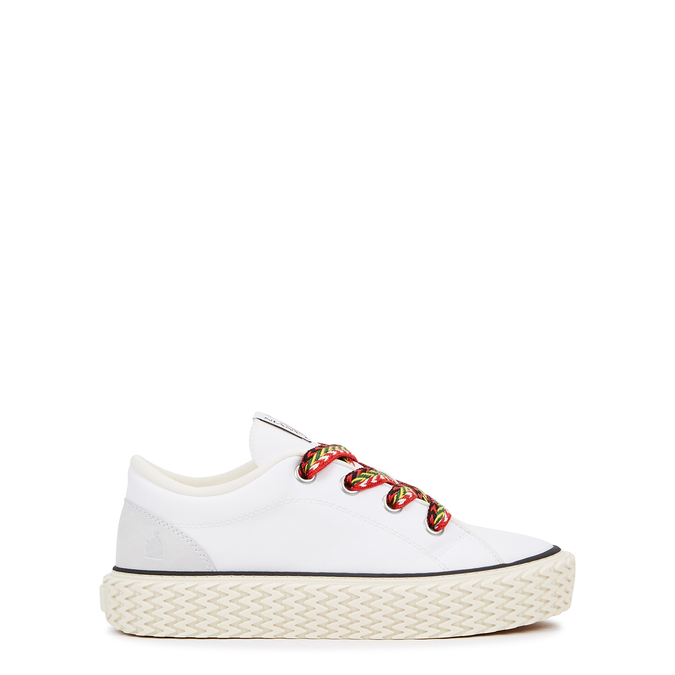 Lanvin Curbies White Canvas Sneakers - 11