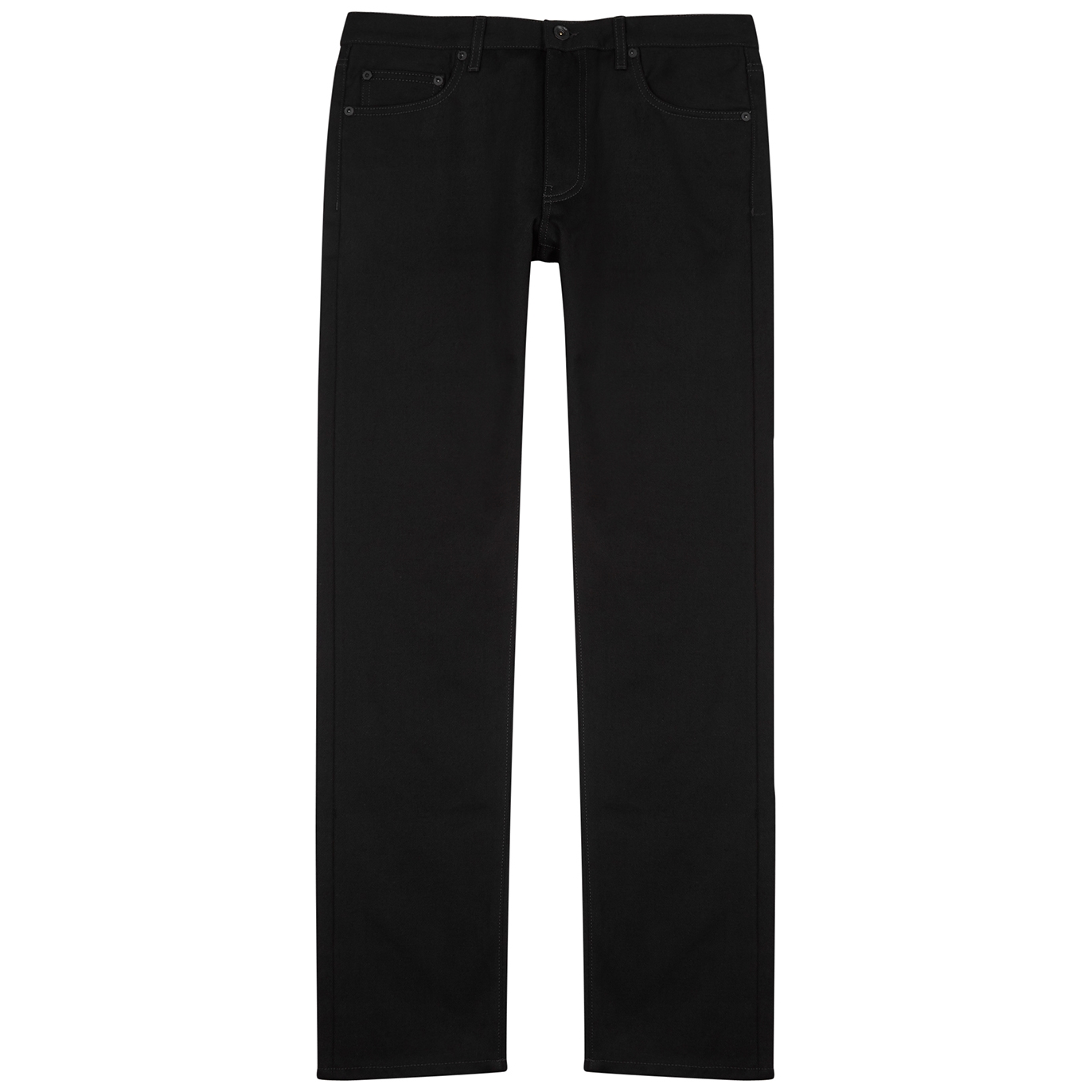 Off-White Diag Black Printed Slim-leg Jeans - Black And White - W36
