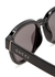 Black oversized round-frame sunglasses - Gucci