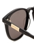 Black oval-frame sunglasses - Gucci